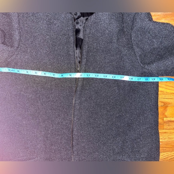Zara Wool Coat- Medium PTP 19.5 inch - Picture 9 of 10